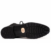 Marco Di Milano Leoni Oil Black Leather Dress Shoe