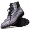 Marco Di Milano Leoni Oil Gray Leather Shoe