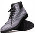 Marco Di Milano Leoni Oil Gray Leather Shoe