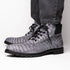 Marco Di Milano Leoni Oil Gray Leather Shoe