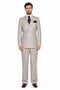 Suits With Baggy Pleated Pants - Wide Leg Pants 100% Wool - Classic Fit in  Light Brown Color by Rossiman