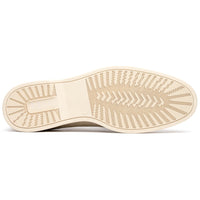 Zelli Livorno Sueded Italian Goatskin Casual Slip-On Loafer in Bone