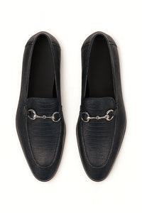Lombardy Lizard Teju Bit Loafers