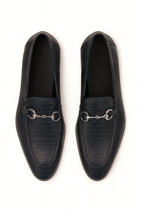 Lombardy Lizard Teju Bit Loafers