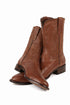 Men's Los Altos Original Leather Boots Roper Toe - Black 692105
