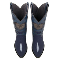 Blue Stingray Boots