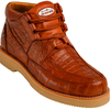 Los Altos Casual Cognac Full Caiman Skin Sneakers
