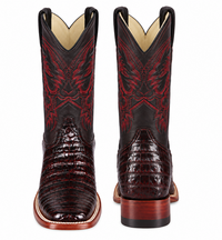 Caiman Square Toe Boots