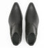 Los Altos Men's Black Genuine Lizard Ankle Boots