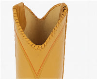 Los Altos Men's Buttercup Genuine Full Quill Ostrich Boots
