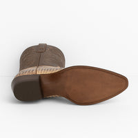 Los Altos Men's Natural Ostrich Leg Boots