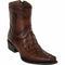 Los Altos Men's Original Monster Fish Skin European Toe Short Boots - Brown