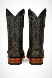 Rustic Black Pirarucu Boots