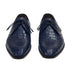 Los Altos Navy Genuine Caiman Belly Lace Up