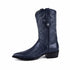 J Toe Cowboy Boots - J Toe Western Boots - Los Altos Navy J-Toe Genuine Teju Lizard