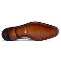 Marco Di Milano Lucca Newspaper Ostrich & Stingray Shoes