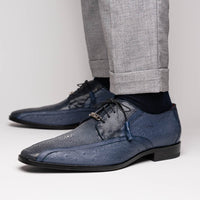 Marco Di Milano Lucca: Navy Leather Dress Shoe