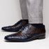 Marco Di Milano Luciano - Navy Brown Leather Loafer