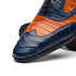 Marco Di Milano Luciano Blue & Brandy Leather Oxford