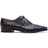 Marco Di Milano Luciano - Navy Brown Leather Loafer