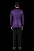 Alberto Nardoni Purple Notch Lapel Floral Sportcoat