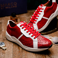 Marco Di Milano Lyon II - Red & White Leather Loafer