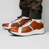Marco Di Milano Lyon II: Brandy & White Leather Dress Shoe