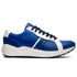 Marco_Di_Milano Lyon: Blue Leather & White Accent Dress Shoe