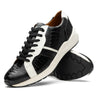Marco_Di_Milano Lyon Black/White Leather Luxury Shoe