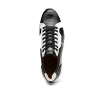 Marco_Di_Milano Lyon Black/White Leather Luxury Shoe