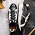 Marco_Di_Milano Lyon Black/White Leather Luxury Shoe