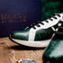 Marco Di Milano Lyon - Green & White Leather Loafers
