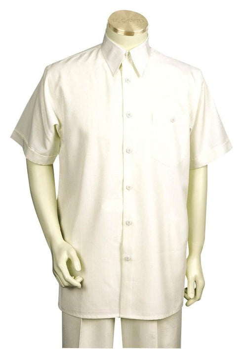 Mens 5 Button Short Sleeve Off White Shirts White Overshirts