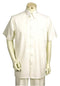 Mens 5 Button Short Sleeve Off White Shirts White Overshirts