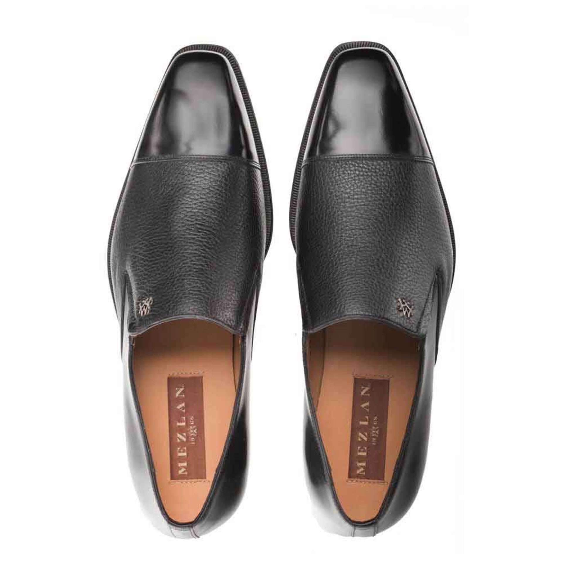 Mezlan black leather upper loafer shoes men’s size 10.5M Mezlan Penny Loafers Black Genuine Leather | Mercari main image 3