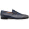 Mezlan Brunello Two-Tone Bit Loafer Pearl Grey / Navy (21100)