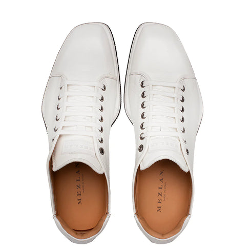 Mezlan Cartuja Shine-Calf Sneakers White (21153)