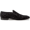 Mezlan Travolta Velvet Formal Loafer Black (21578)