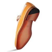 Mezlan Cadena Two-Toned Monk Strap Camel / Bone (21590)