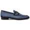 Mezlan Bracco Suede Ornament Loafer Blue (21735)