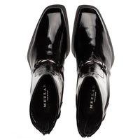 Mezlan Buscemi Hi-Shine Ornament Boot - Black
