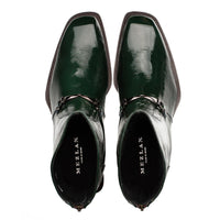 Mezlan Buscemi Hi-Shine Ornament Boot - Green