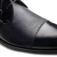 Mezlan Capello Hi-Shine/Calf Derby - Blue