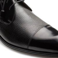 Mezlan Capello Hi-Shine/Calf Derby - Black