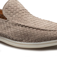 Sanlucar Woven Suede Moccasin