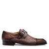 Mezlan Monk Strap - Laser Print Italian Leather Shoe