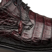 Mezlan Giovane Crocodile Derby - Luxury Men's Dress Shoe