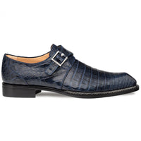Mezlan Gigolo Crocodile Monk Strap