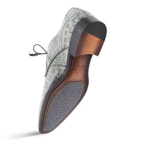 Mezlan Cratos Crocodile Derby Pearl Grey (50070-F)