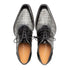 Mezlan Westside Two-Tone Crocodile Oxford Pearl Grey / Black (50172-F)